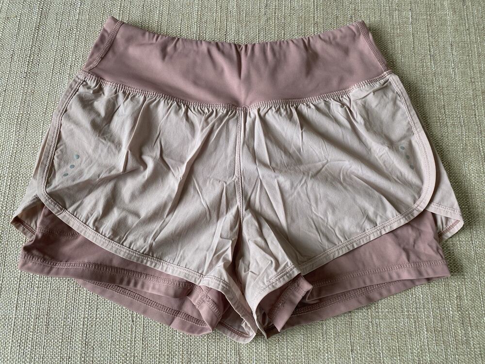 SOOTHFEEL WOMEN’S 2-IN-1 RUNNING SHORTS – Pink – SIZE S